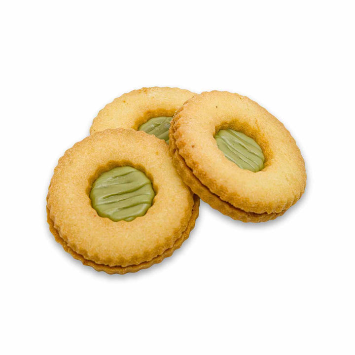 Occhi di Bue al Pistacchio – Biscotti Artigianali Ripieni