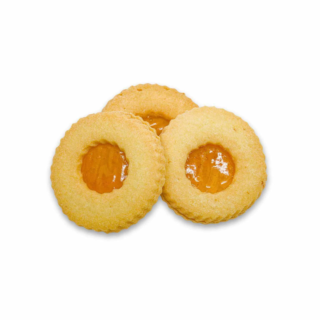 Occhi di Bue alla Marmellata di Albicocca – Biscotti di Frolla Artigianali