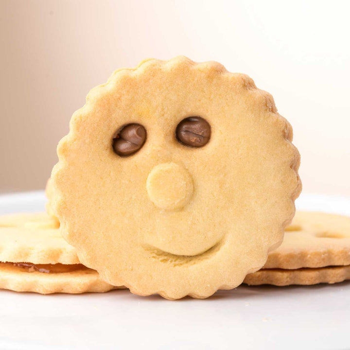 Faccine di Frolla alla Crema di Nocciola – Biscotti Golosi Incantadora