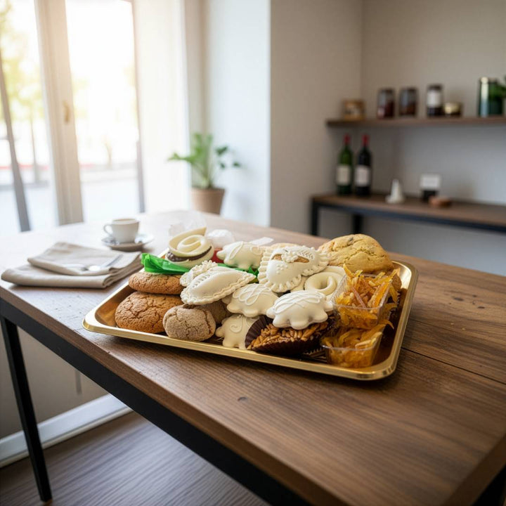 Vassoio Incanti di Sardegna - Dolci Sardi Artigianali di Nuoro – Specialità Tipiche della Barbagia