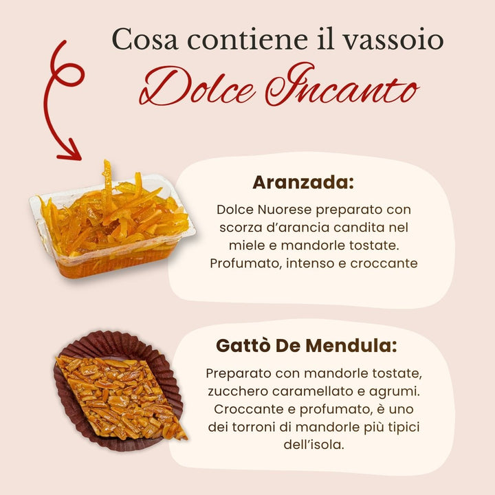 Vassoio Incanti di Sardegna - Dolci Sardi Artigianali di Nuoro – Specialità Tipiche della Barbagia