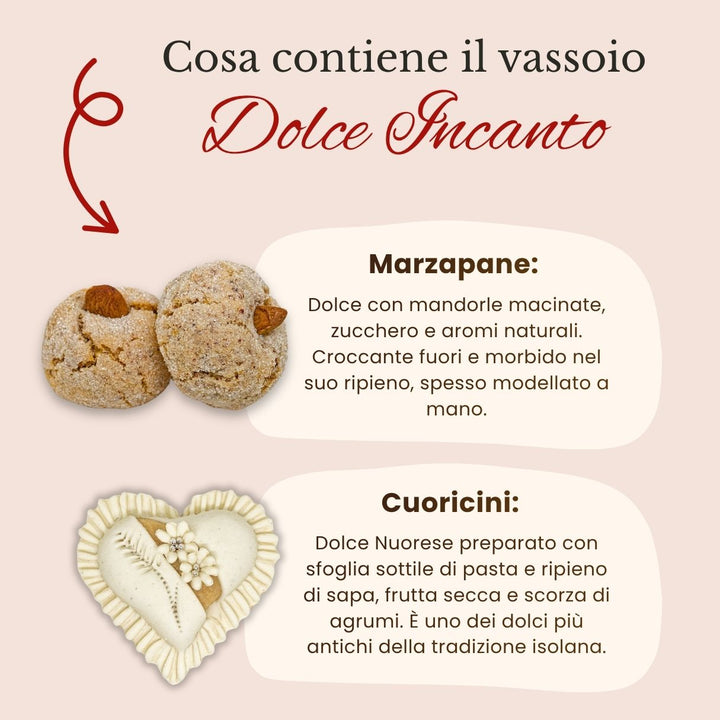 Vassoio Incanti di Sardegna - Dolci Sardi Artigianali di Nuoro – Specialità Tipiche della Barbagia