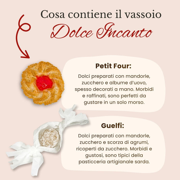 Vassoio Incanti di Sardegna - Dolci Sardi Artigianali di Nuoro – Specialità Tipiche della Barbagia