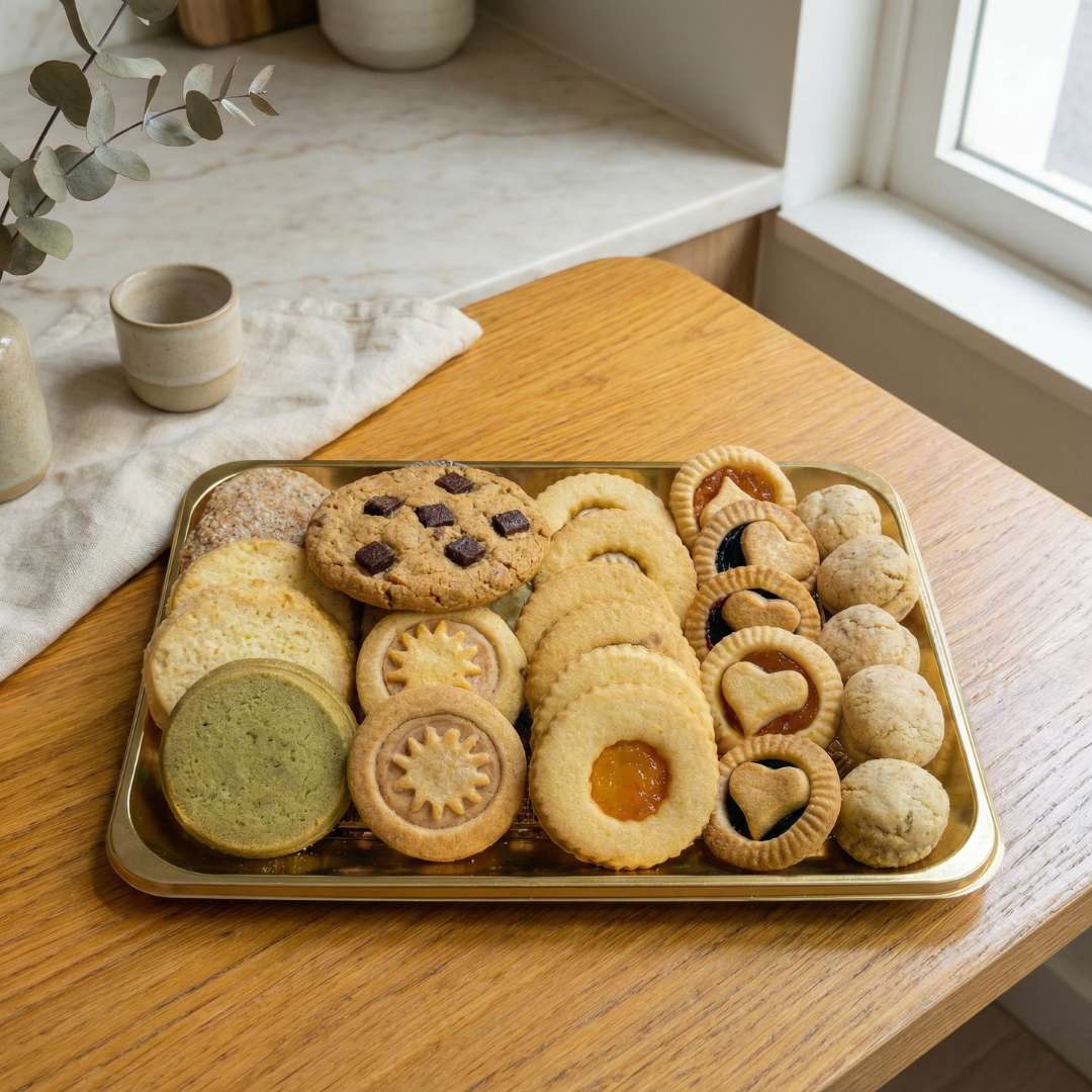 Vassoio Scrigni Di Frolla - Selezione Premium Dei Biscotti Di Frolla Artigianali Più Amati Da Incantadora Nuoro