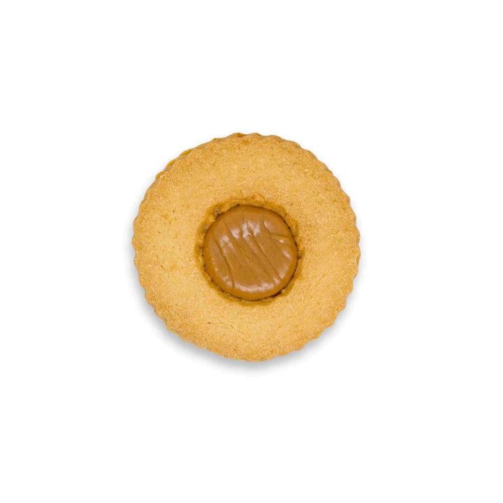 Occhi di Bue al Caramello – Biscotti di Frolla Artigianali Ripieni