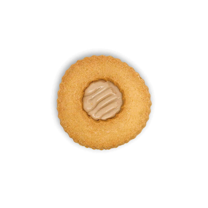 Occhi di Bue alla Crema Bianca di Nocciola – Biscotti Artigianali Ripieni