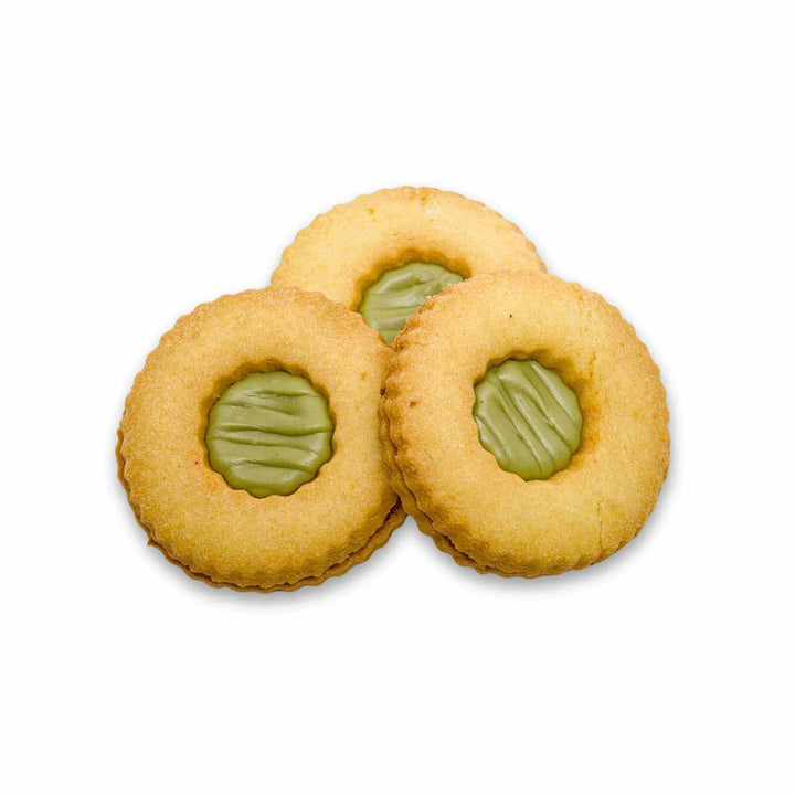 Occhi di Bue al Pistacchio – Biscotti Artigianali Ripieni