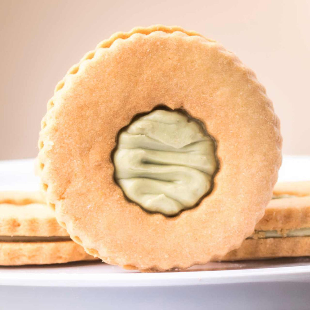 Occhi di Bue al Pistacchio – Biscotti Artigianali Ripieni